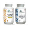 Omega- 3 Fish Oil and Calcium Vitamin D3 Softgel Capsules