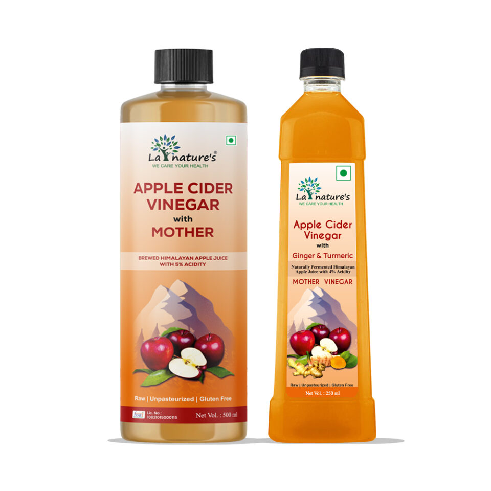 apple cider vinegar with mother and acv ginger turmeric
