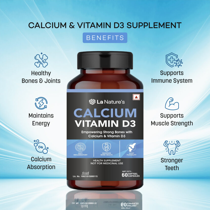 Calcium Vitamin D3 Softgel Capsules - Image 2