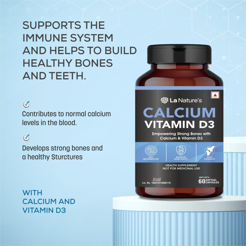 Calcium Vitamin D3 Softgel Capsules - Image 4