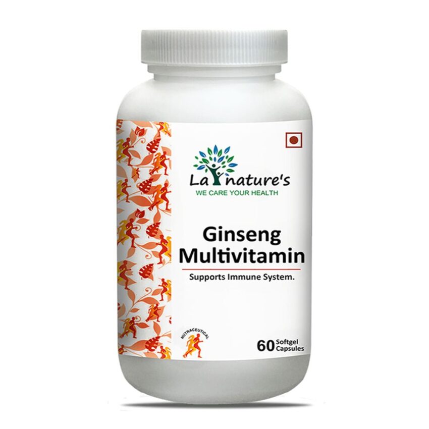 Ginseng Multivitamin and Multimineral Softgel Capsules